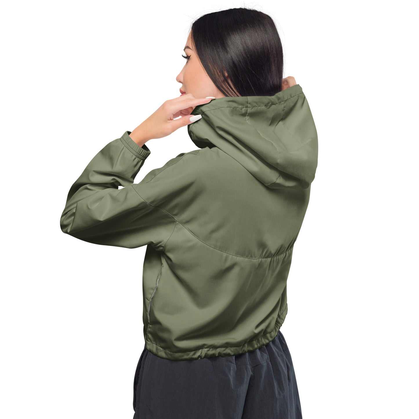Crypto Ethereum Cat Bauchfreier Damen-Windbreaker
