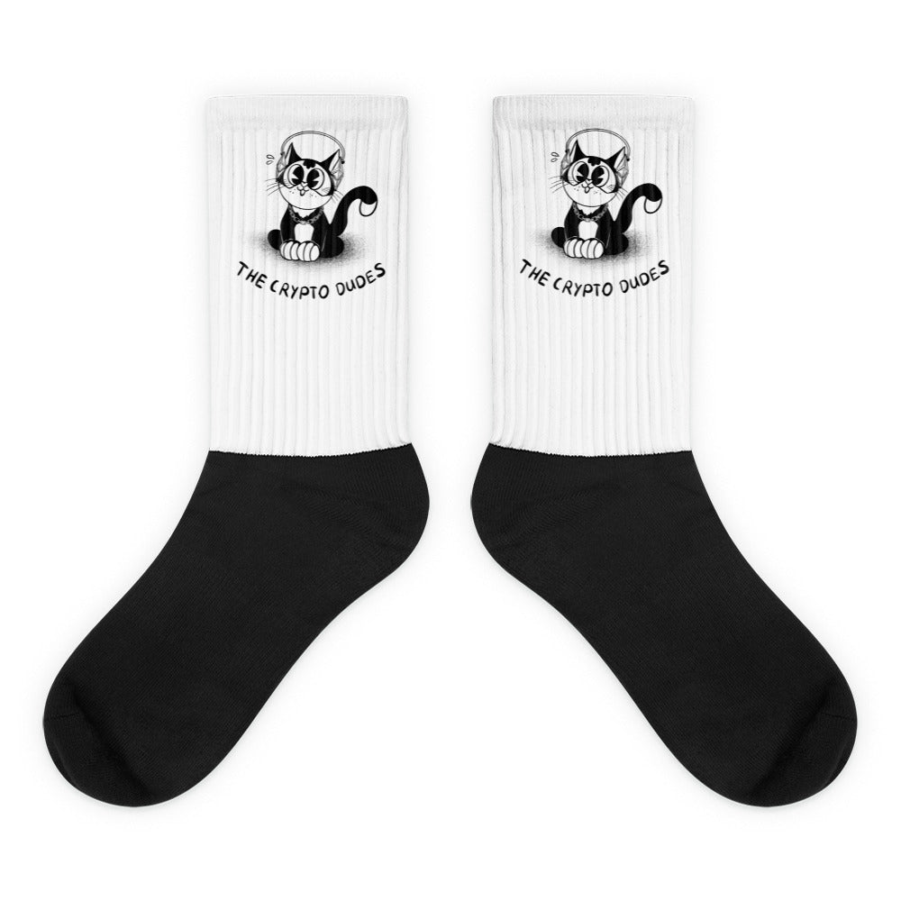 Crypto Cat Socken