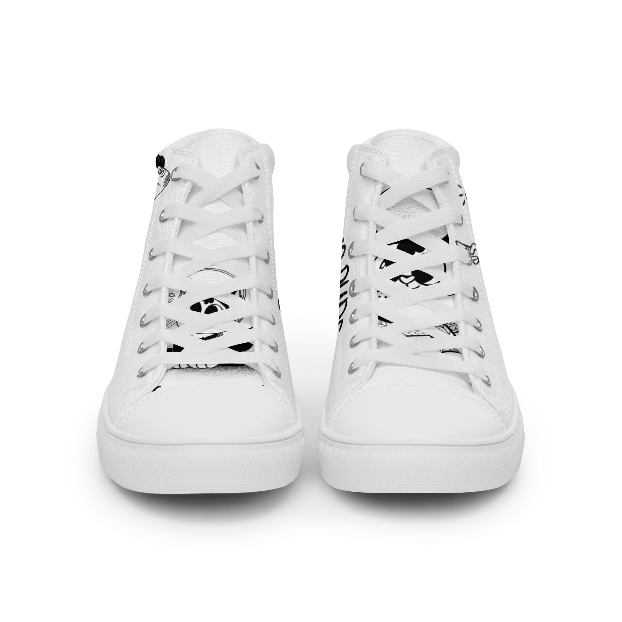 High-Top Leinenschuhe für Herren