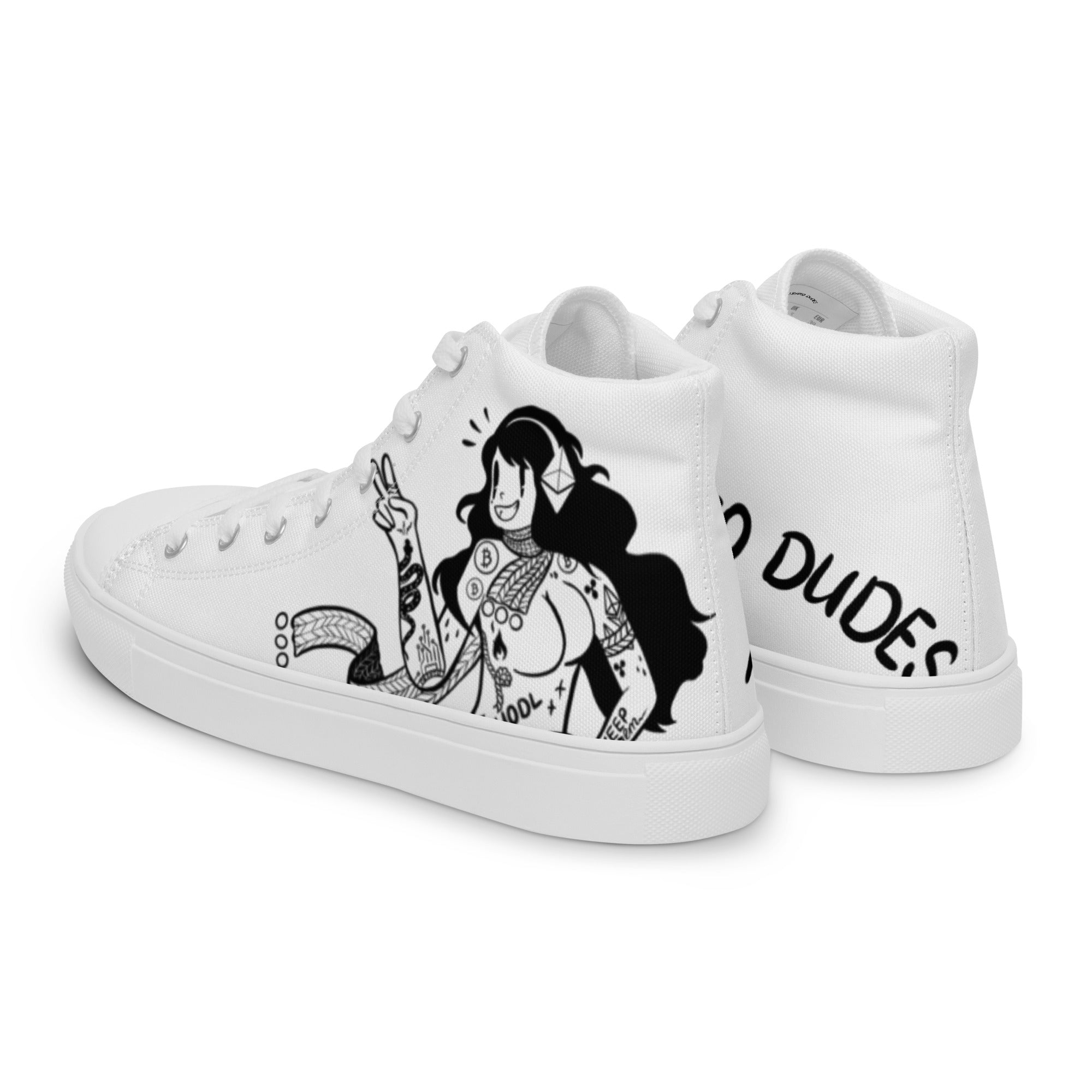 High-Top Leinenschuhe für Herren