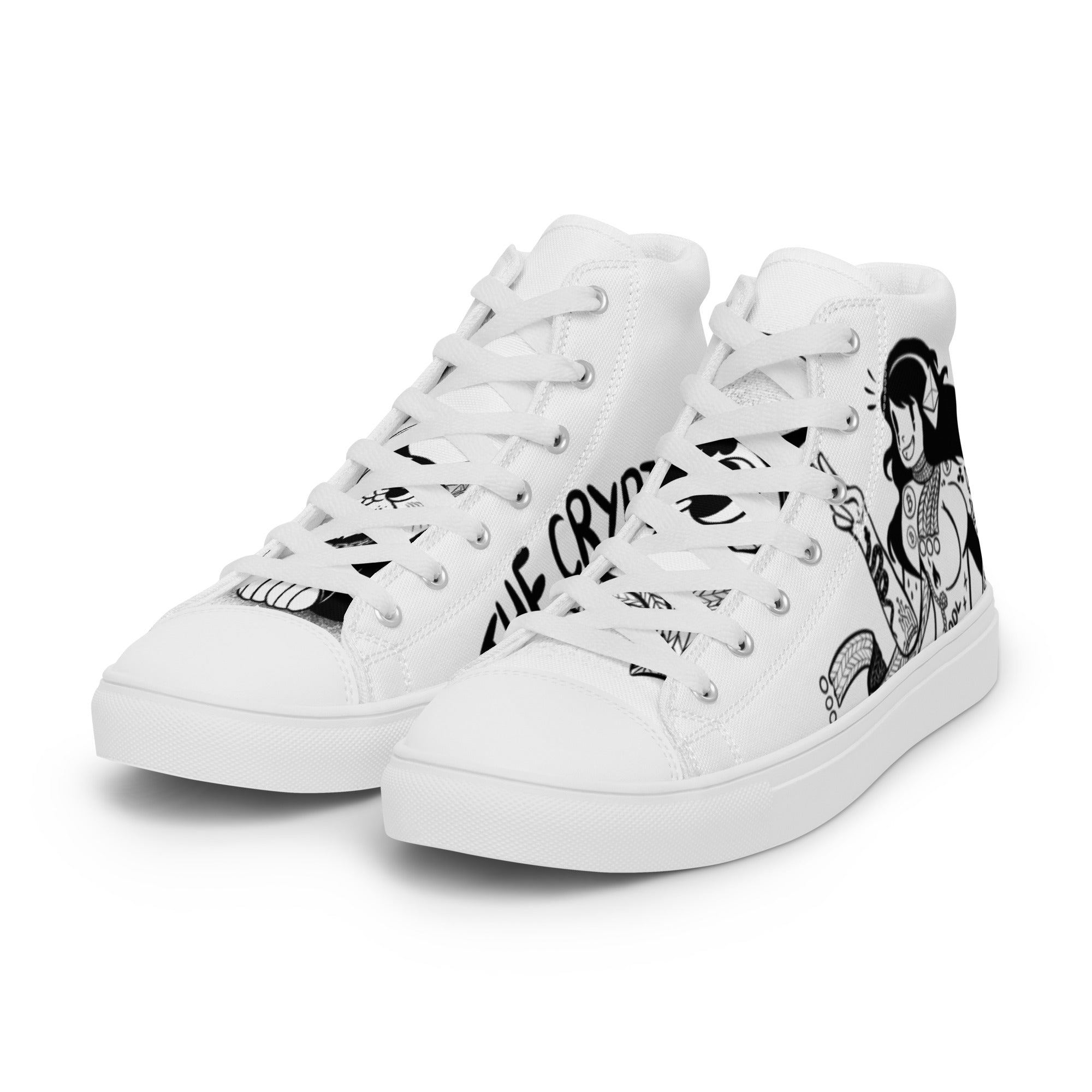 High-Top Leinenschuhe für Herren