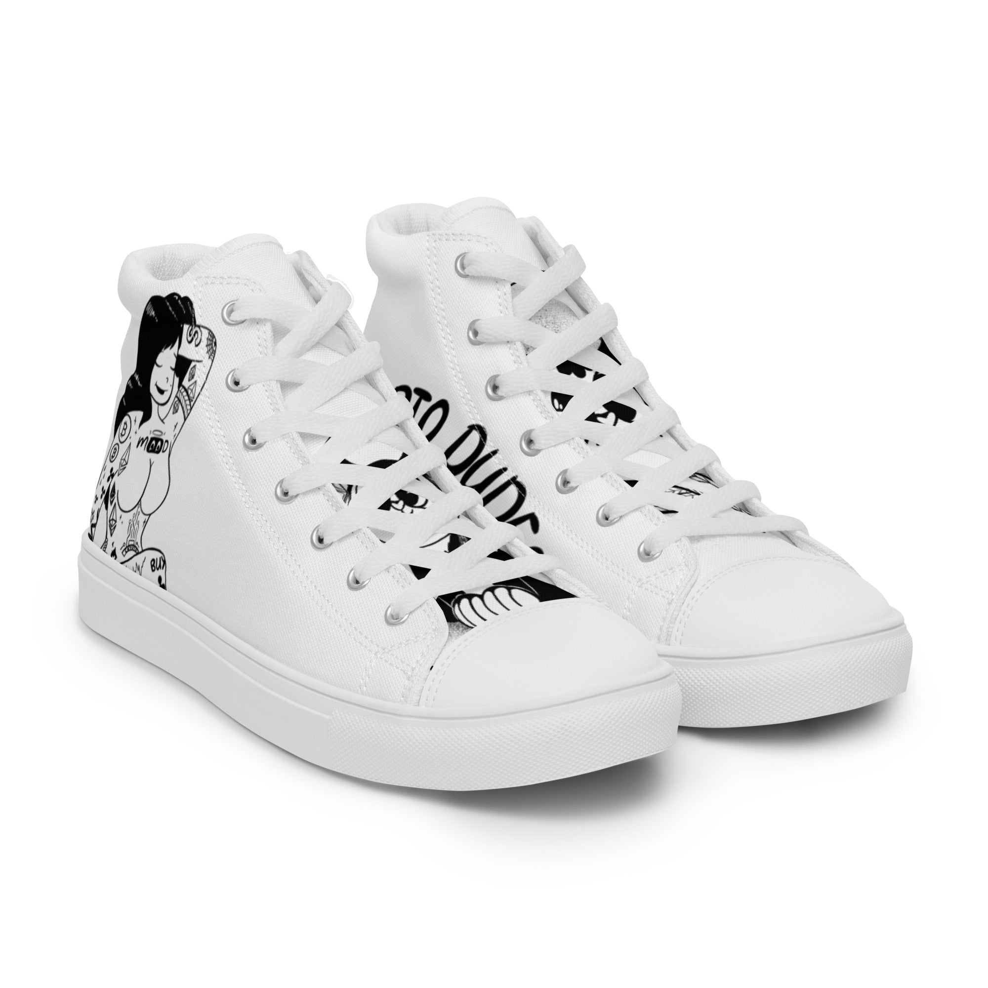 High-Top Leinenschuhe für Herren
