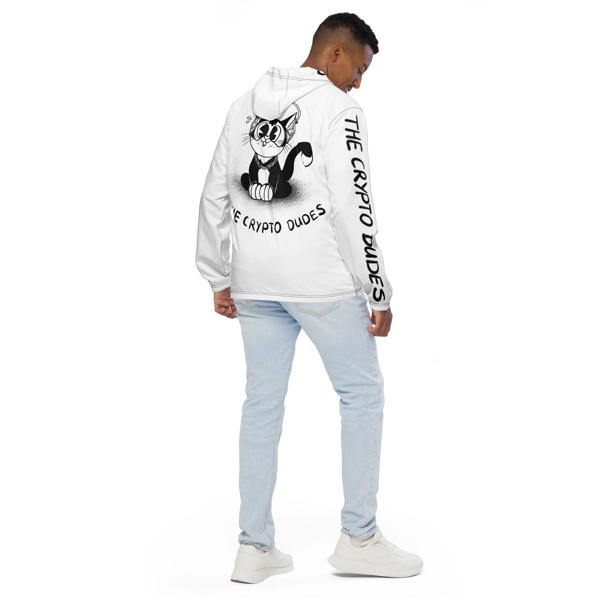 Crypto Ethereum Cat Herren-Windbreaker