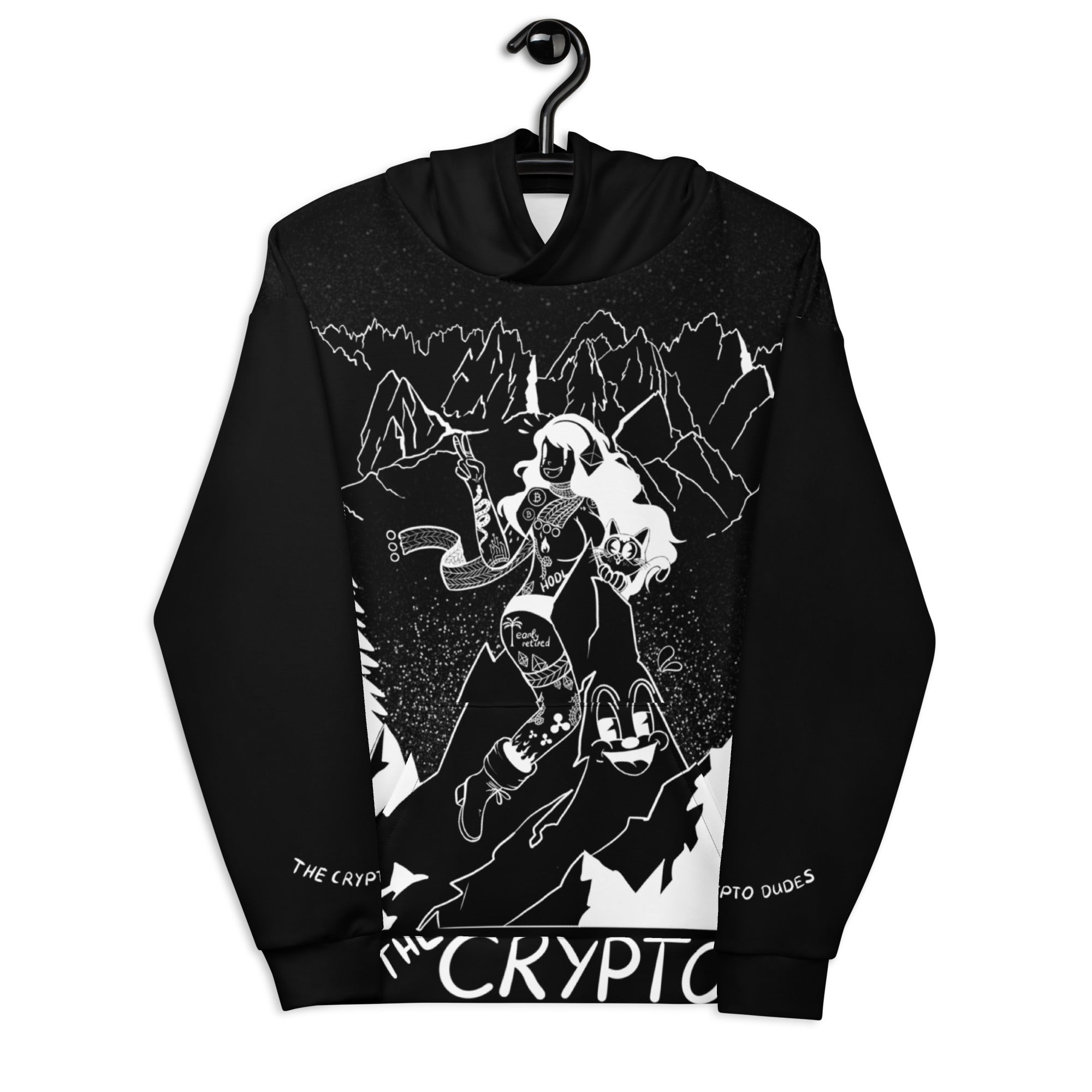 Crypto Sports Black Unisex-Kapuzenpullover