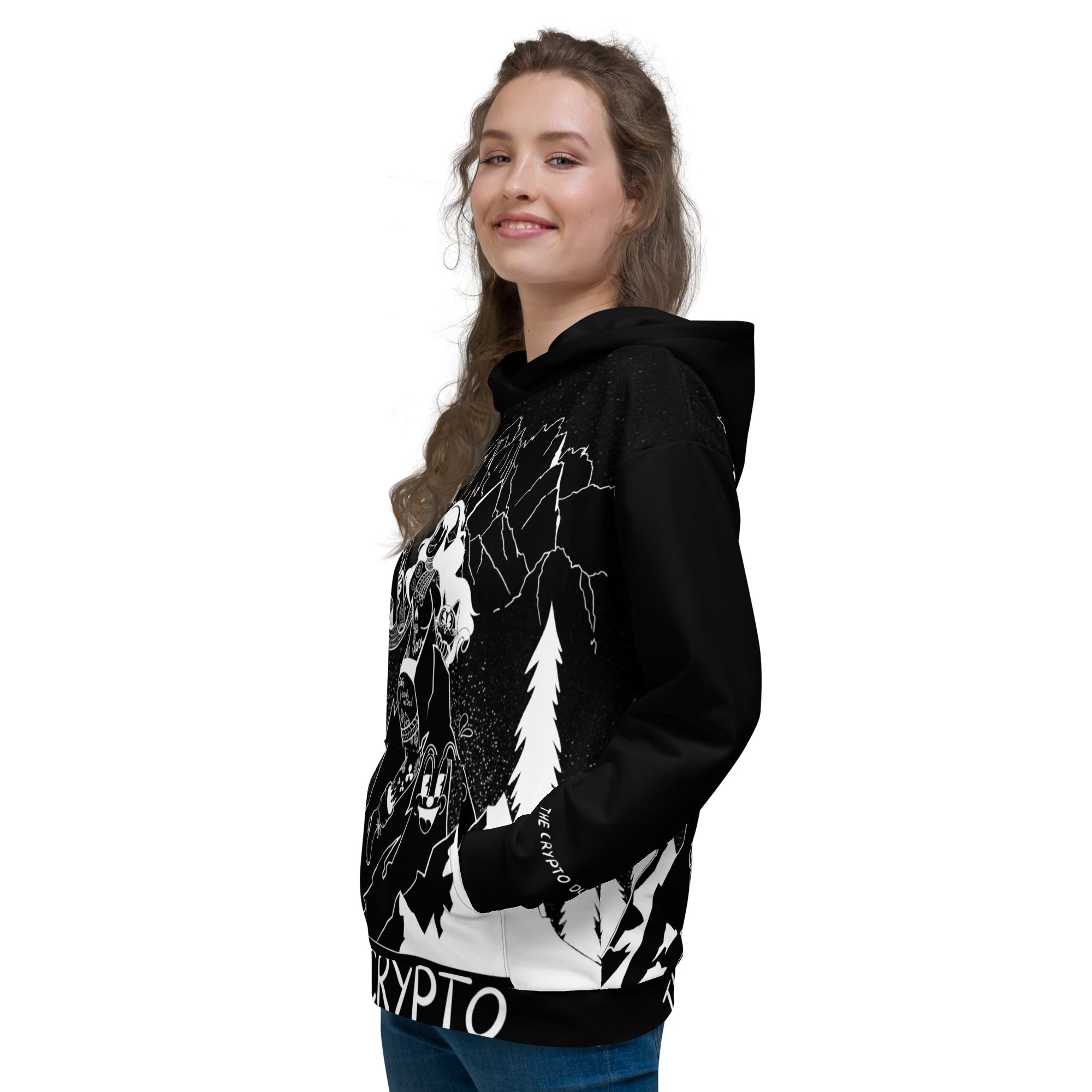 Crypto Sports Black Unisex-Kapuzenpullover
