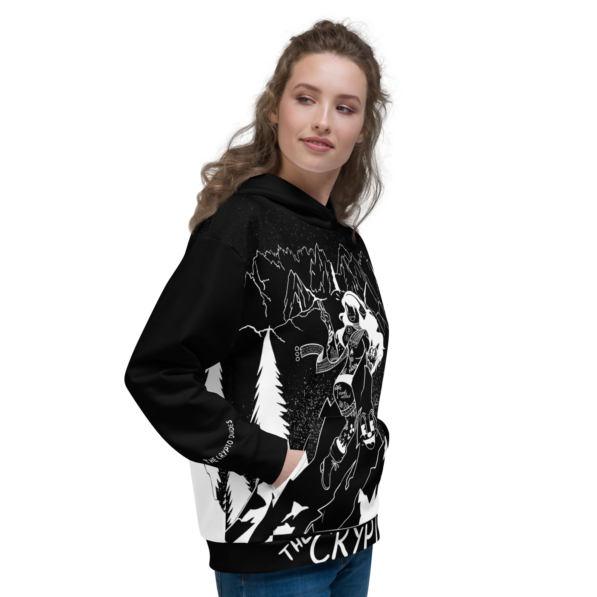 Crypto Sports Black Unisex-Kapuzenpullover