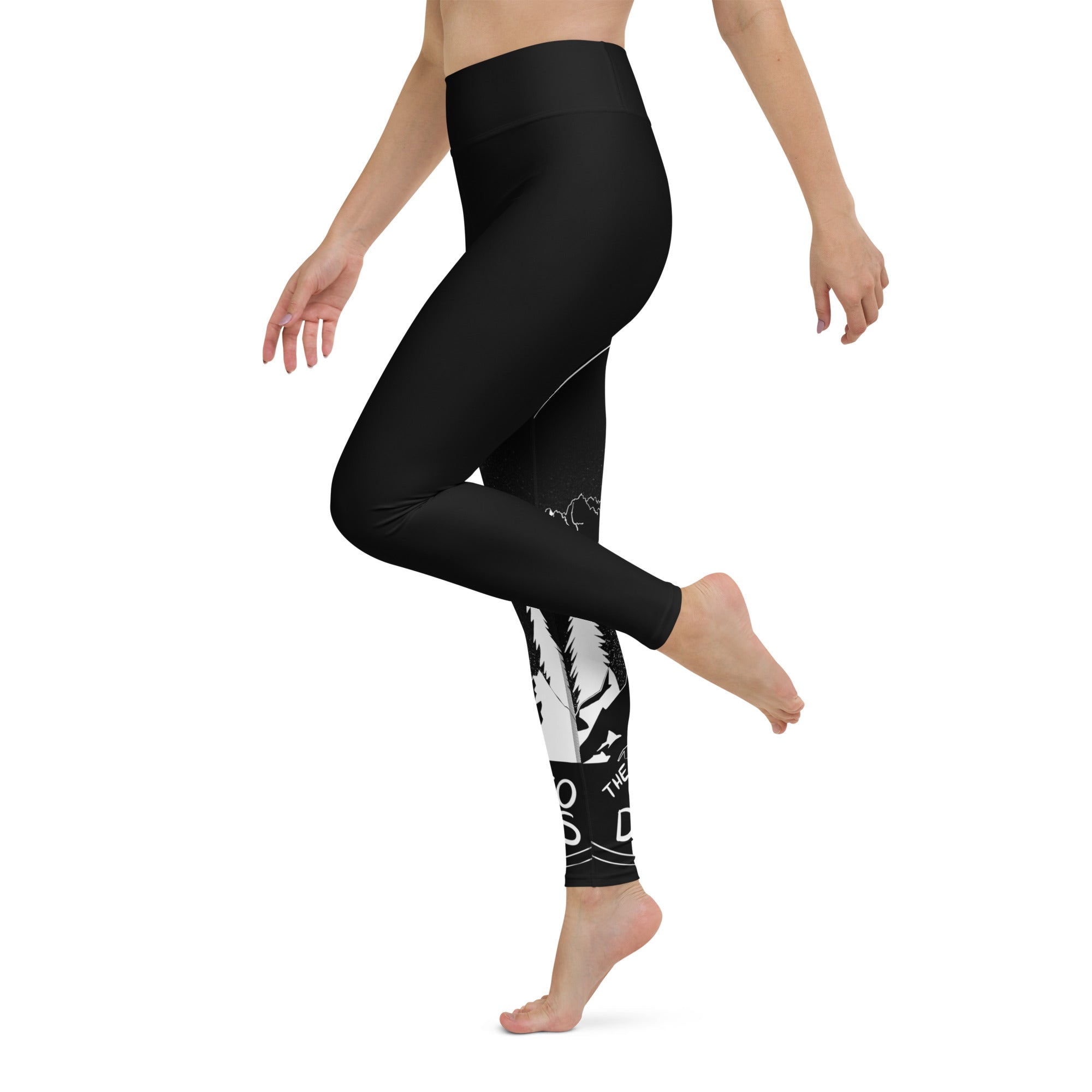 Crypto Sports Black Yoga-Leggings