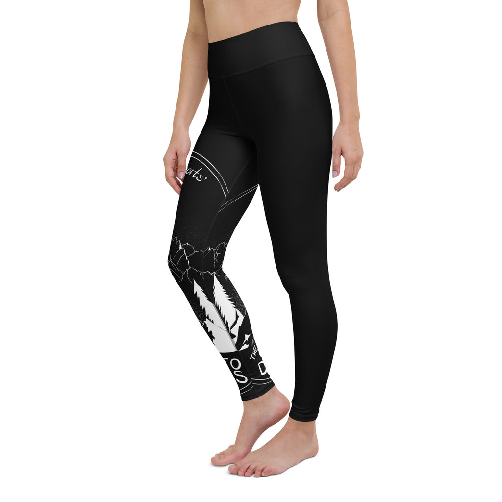 Crypto Sports Black Yoga-Leggings