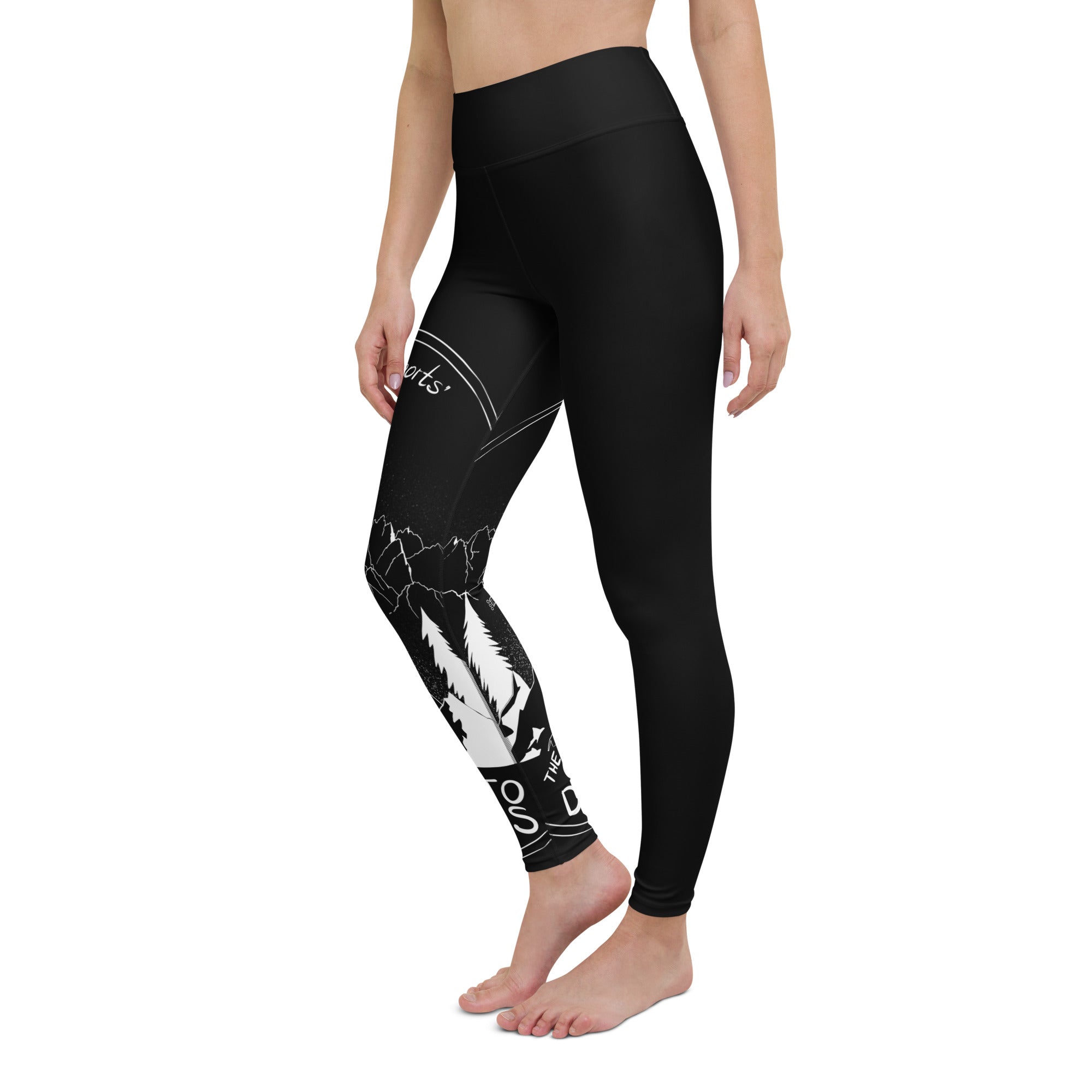 Crypto Sports Black Yoga-Leggings