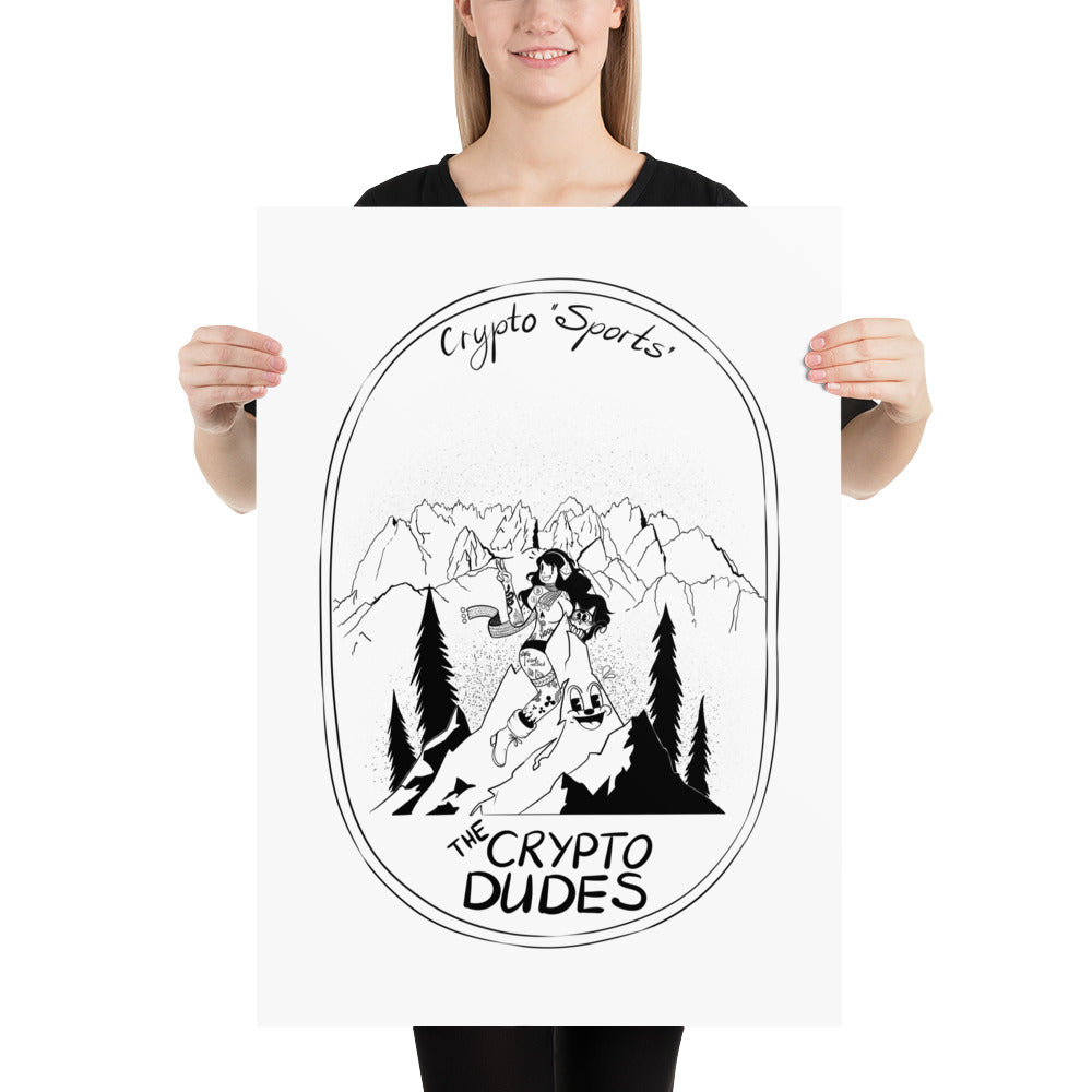 Crypto Sports Poster