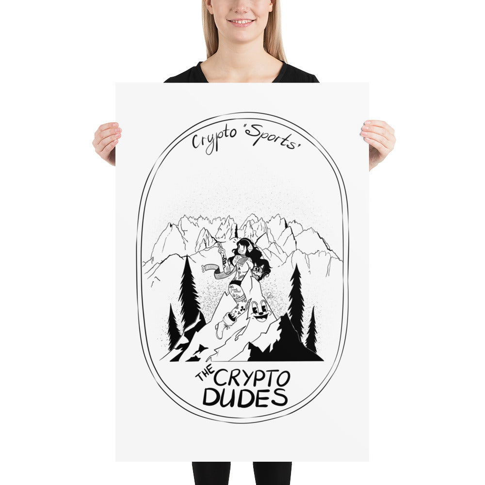 Crypto Sports Poster