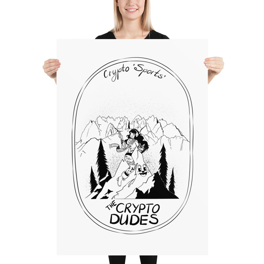 Crypto Sports Poster