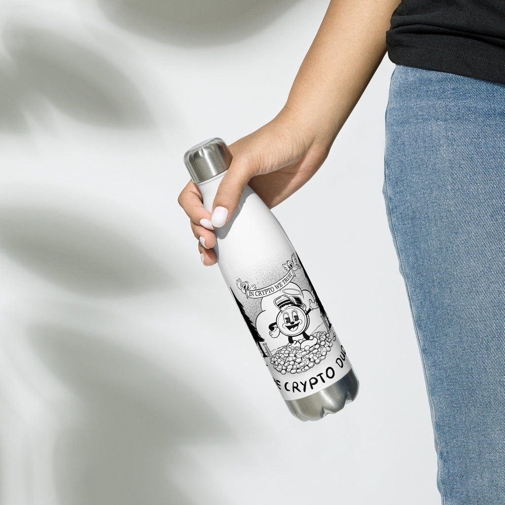 The Crypto Dudes Edelstahl Trinkflasche