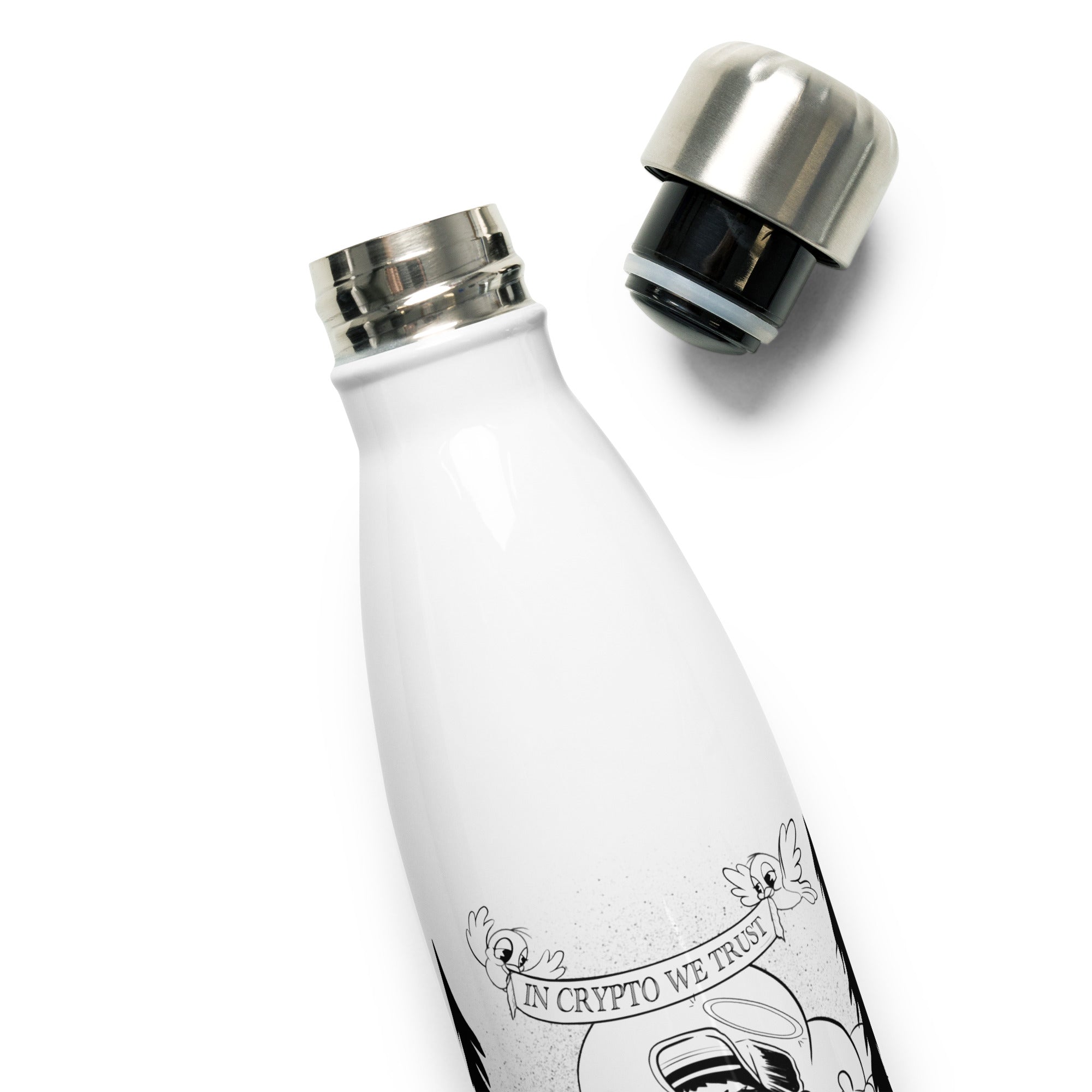 The Crypto Dudes Edelstahl Trinkflasche