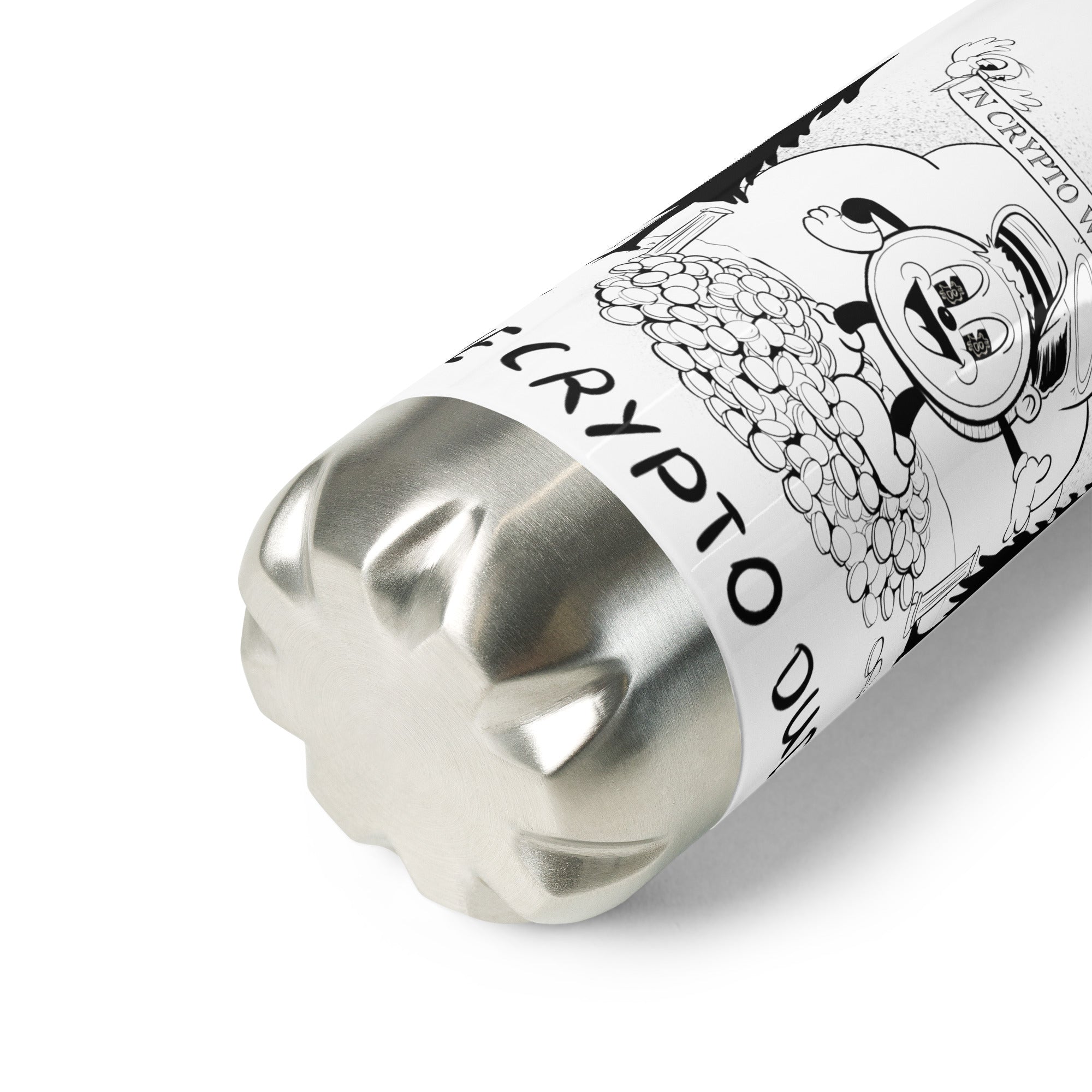 The Crypto Dudes Edelstahl Trinkflasche