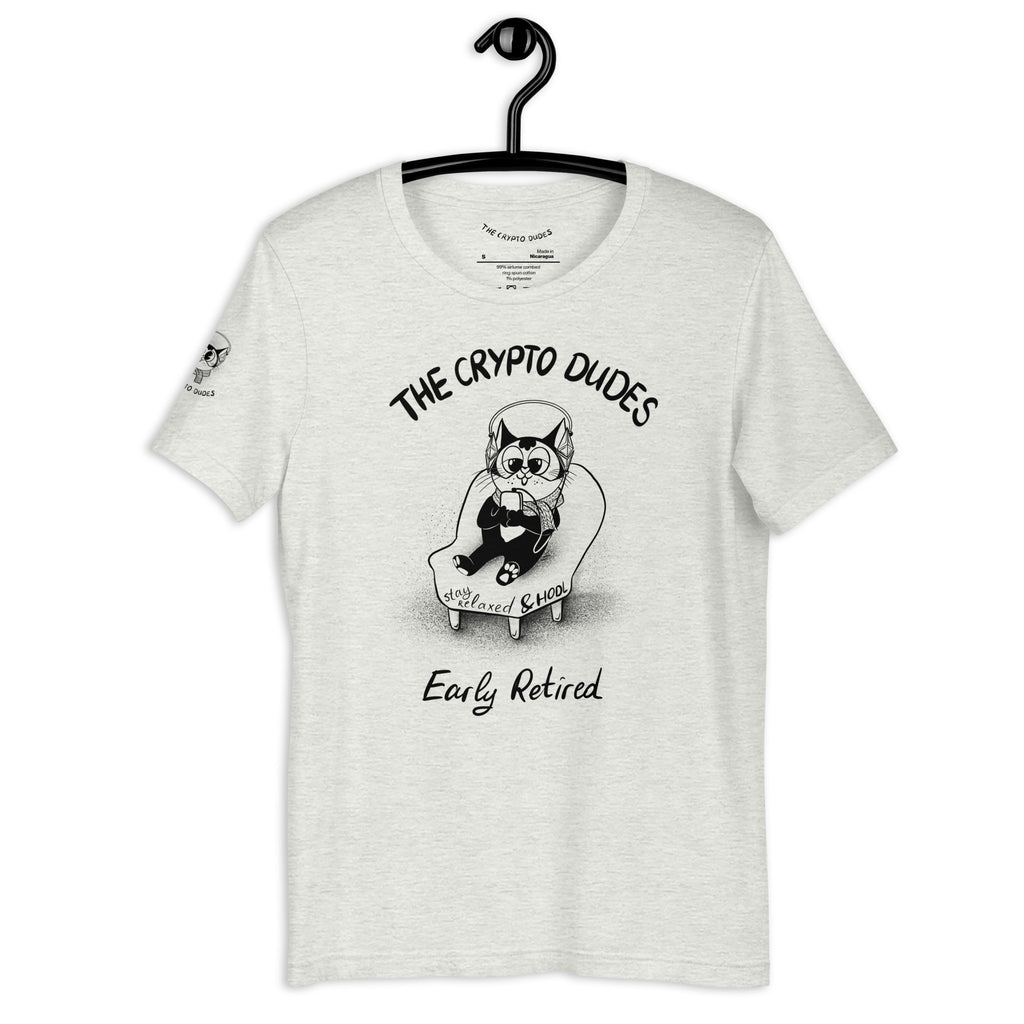 Crypto Ethereum Relax Cat Unisex-T-Shirt