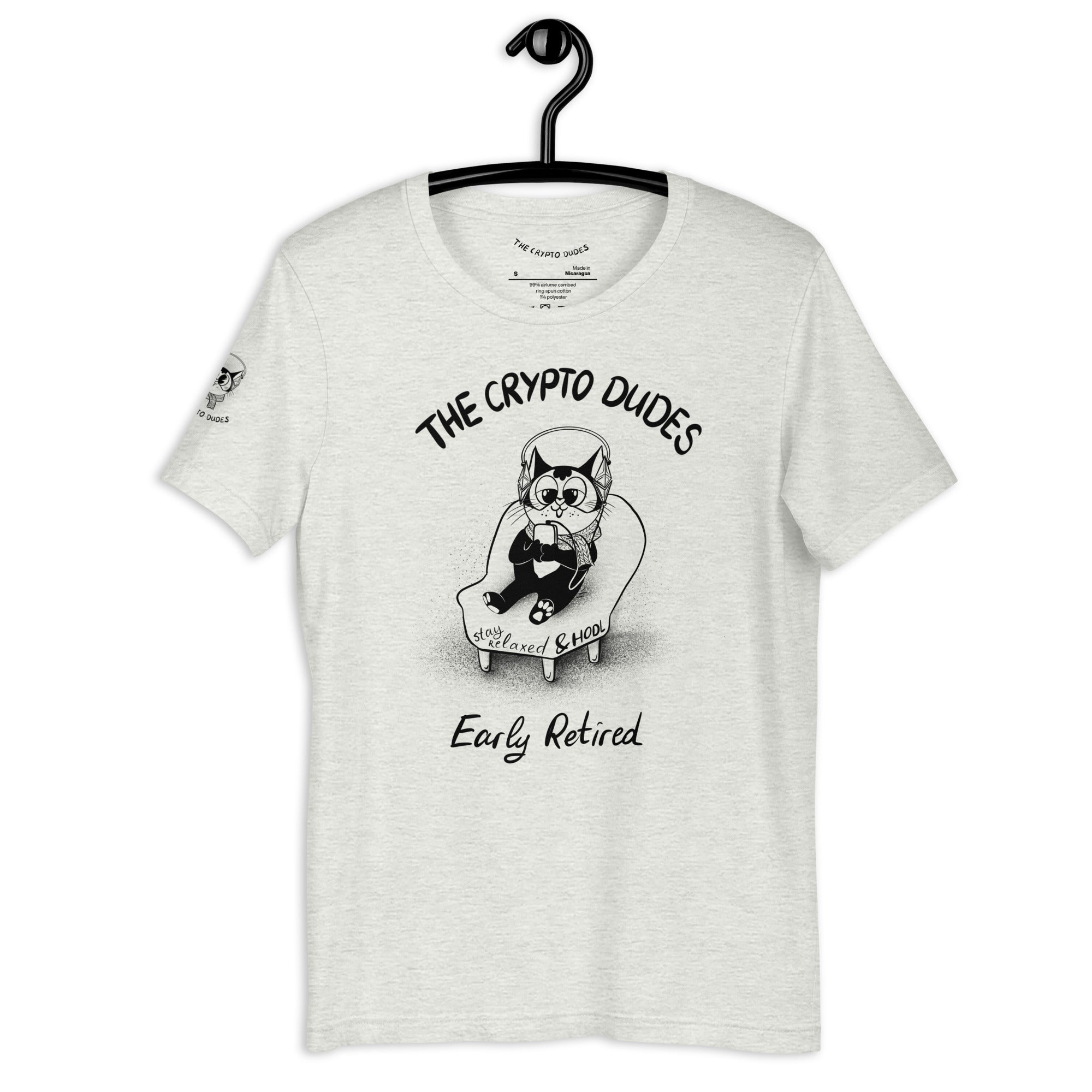 Crypto Ethereum Relax Cat Unisex-T-Shirt