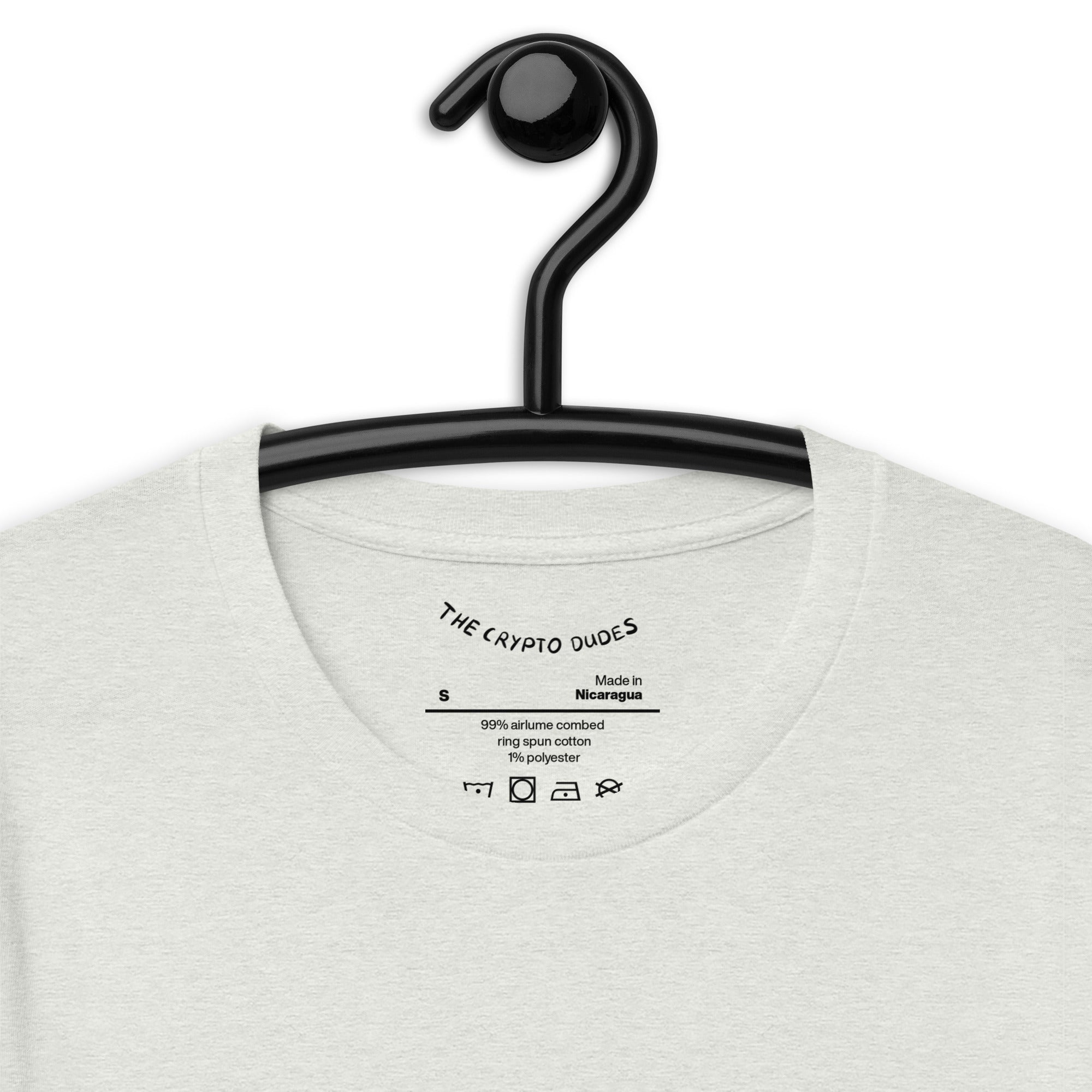 Crypto Sitting Ethereum Cat Unisex-T-Shirt