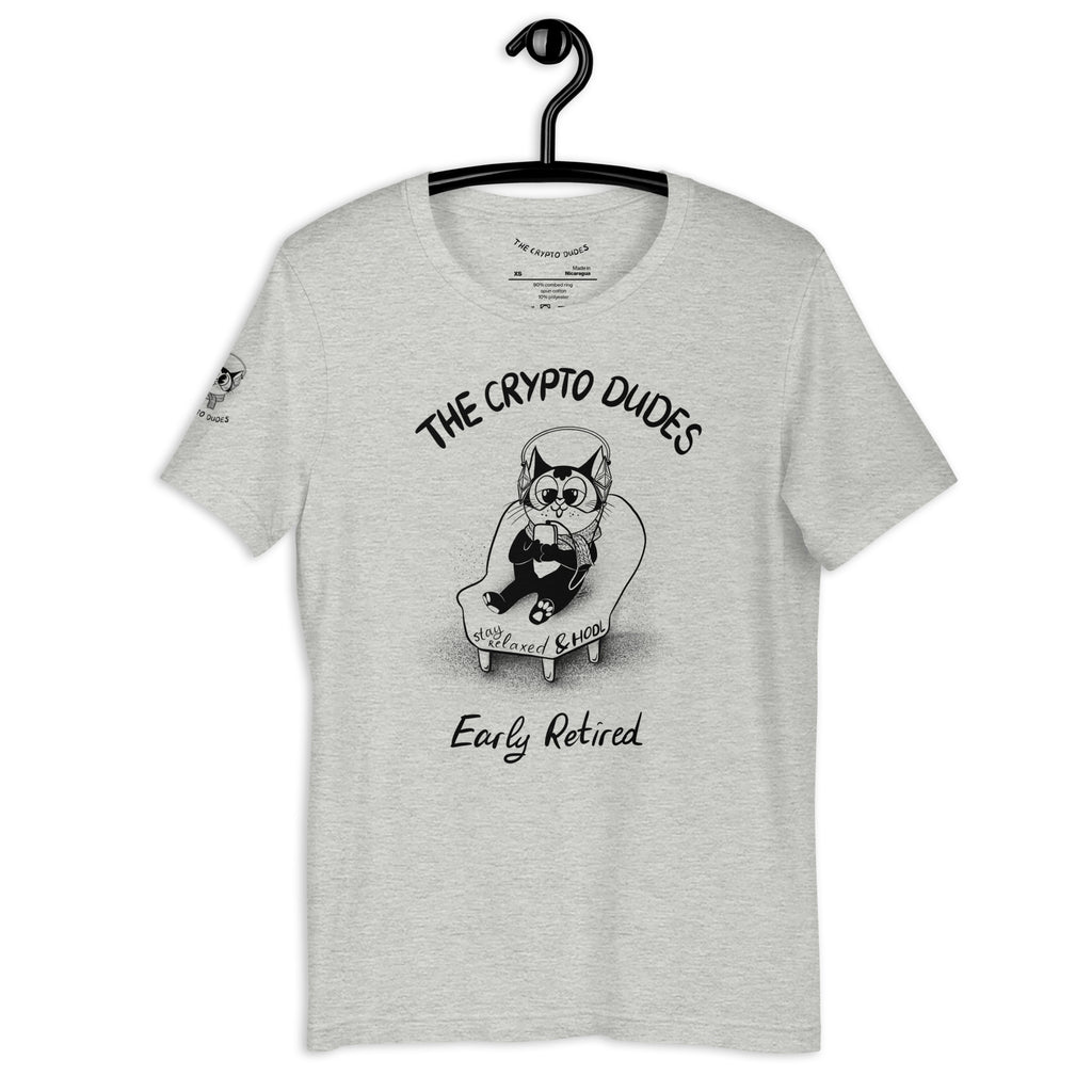 Crypto Ethereum Relax Cat Unisex-T-Shirt