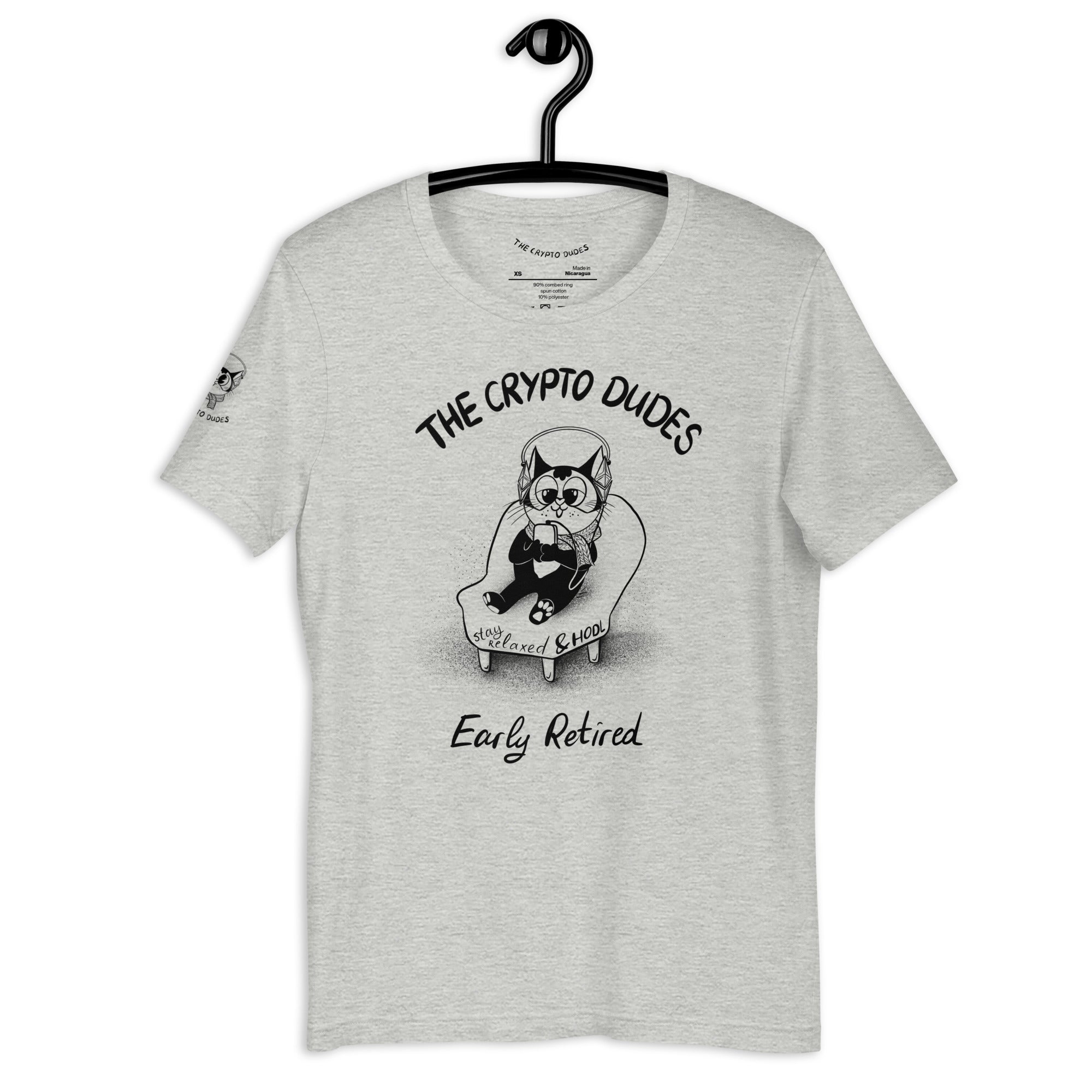 Crypto Ethereum Relax Cat Unisex-T-Shirt