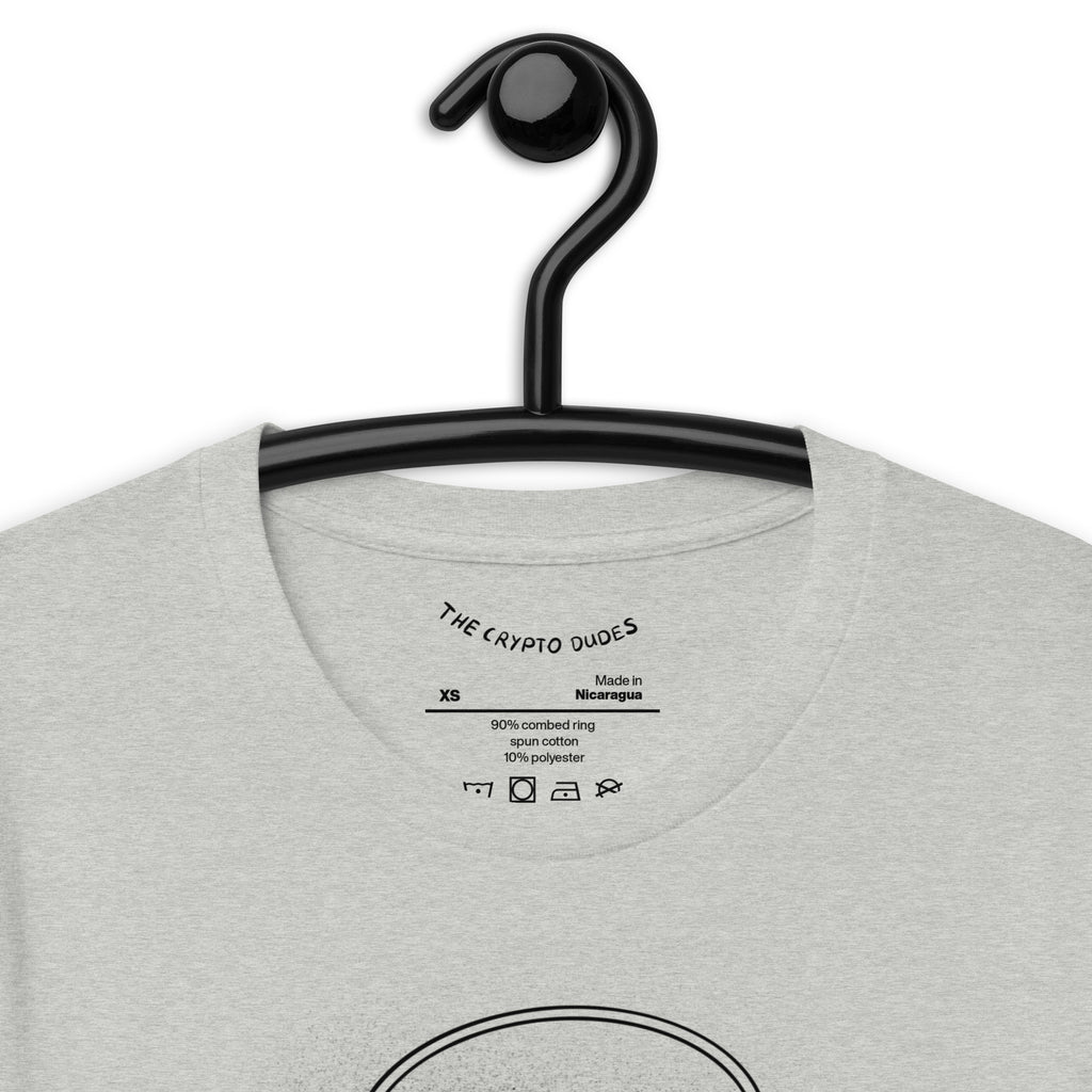 Crypto Headphone Cat Unisex-T-Shirt