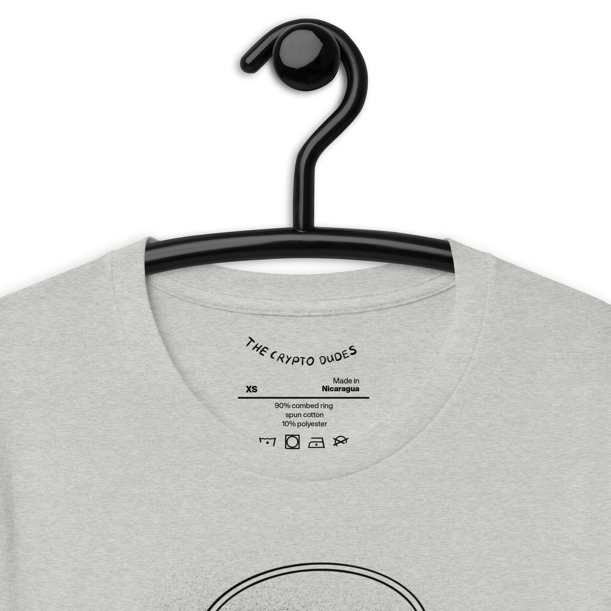 Crypto Headphone Cat Unisex-T-Shirt