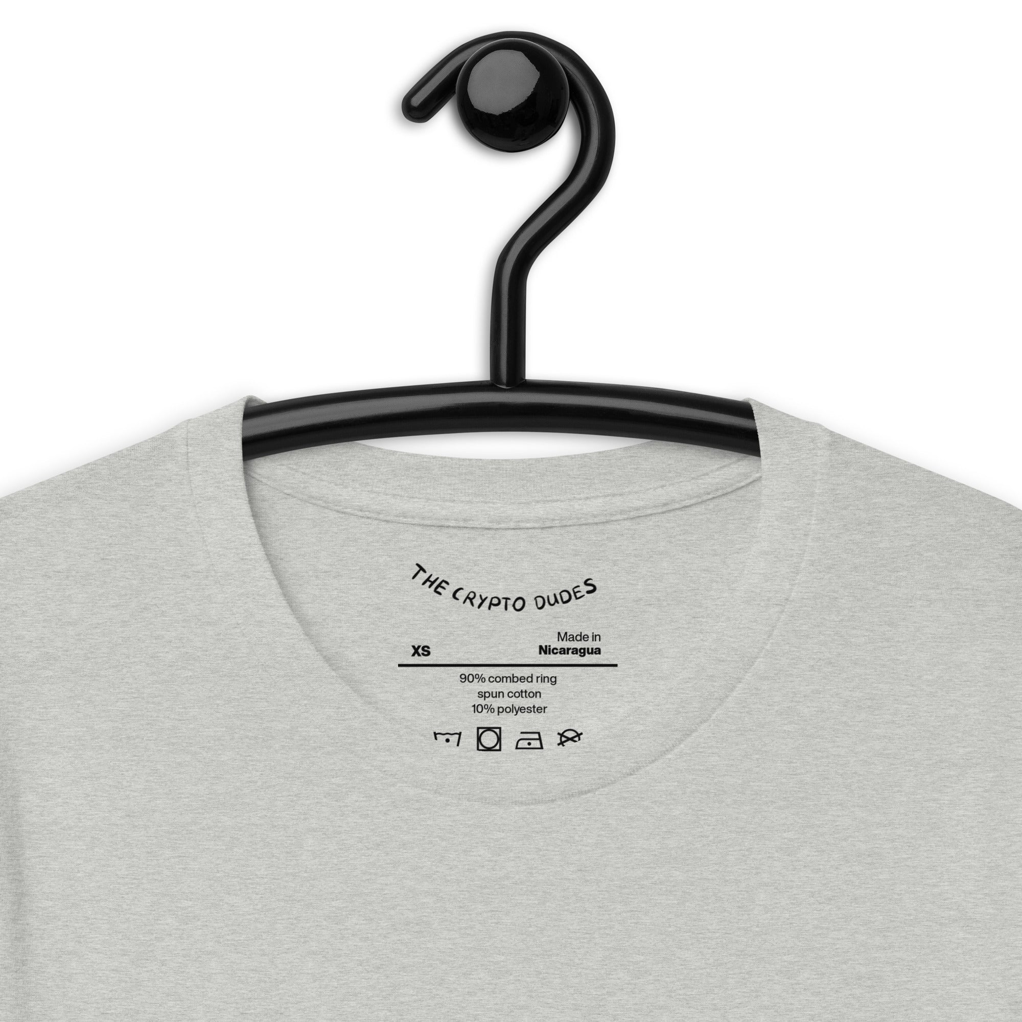 Crypto Sitting Ethereum Cat Unisex-T-Shirt