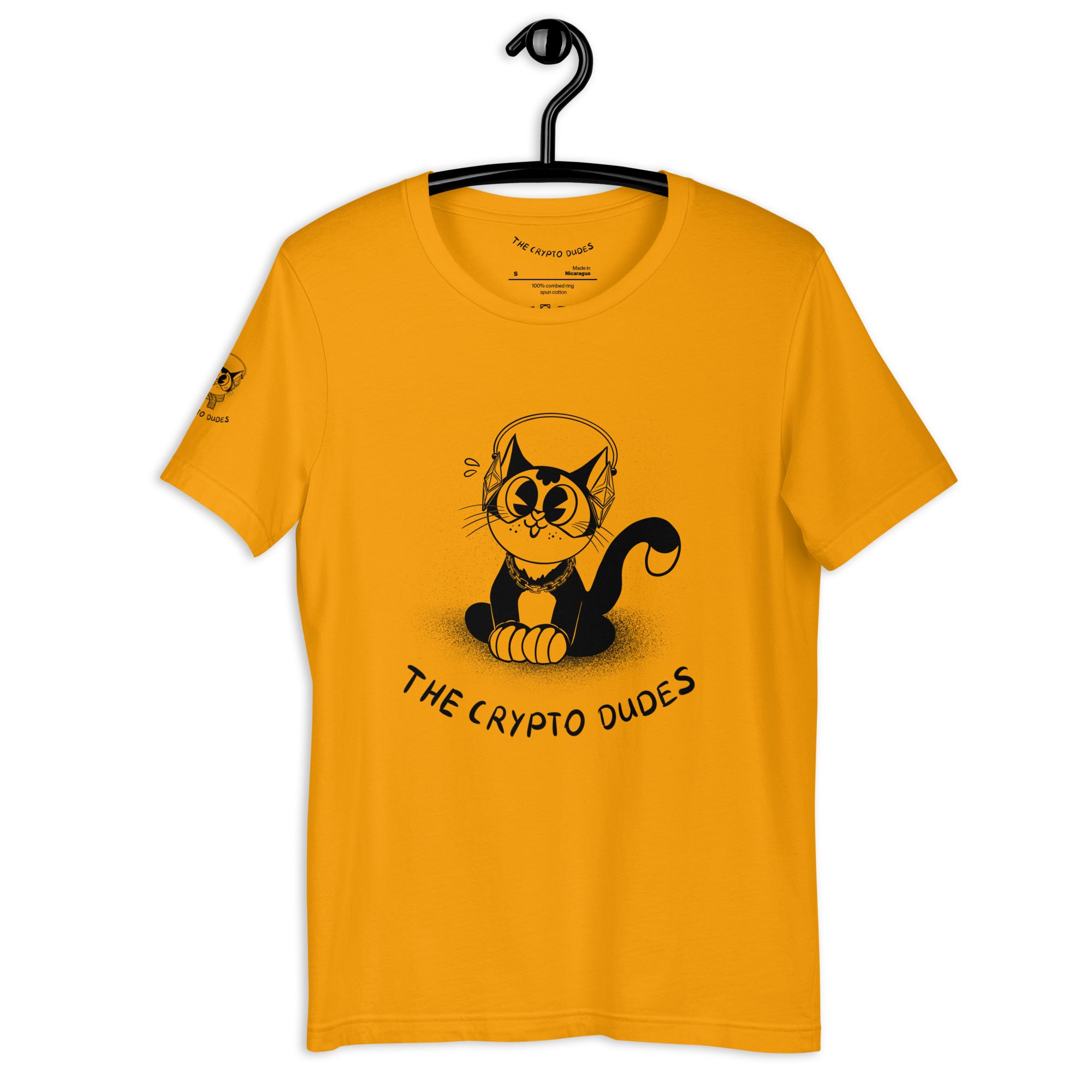 Crypto Sitting Ethereum Cat Unisex-T-Shirt