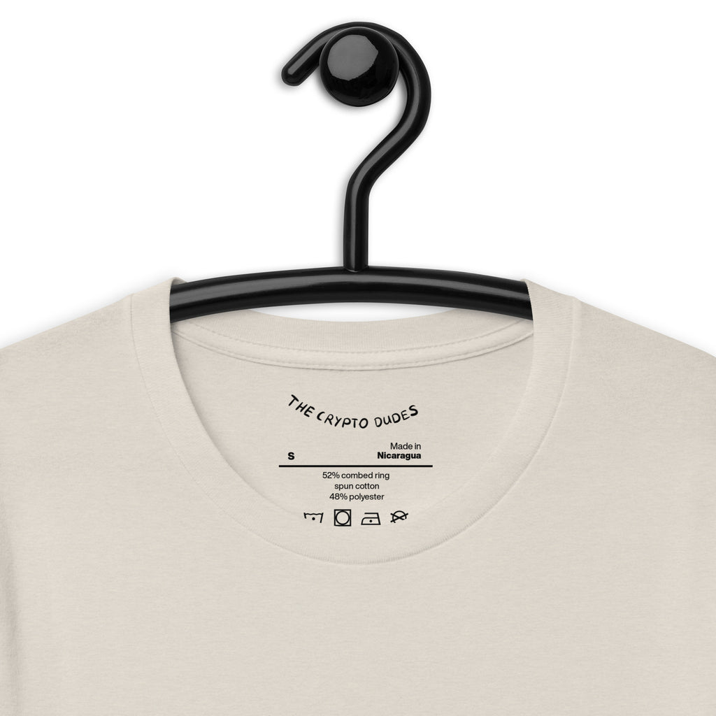 Crypto Sitting Ethereum Cat Unisex-T-Shirt