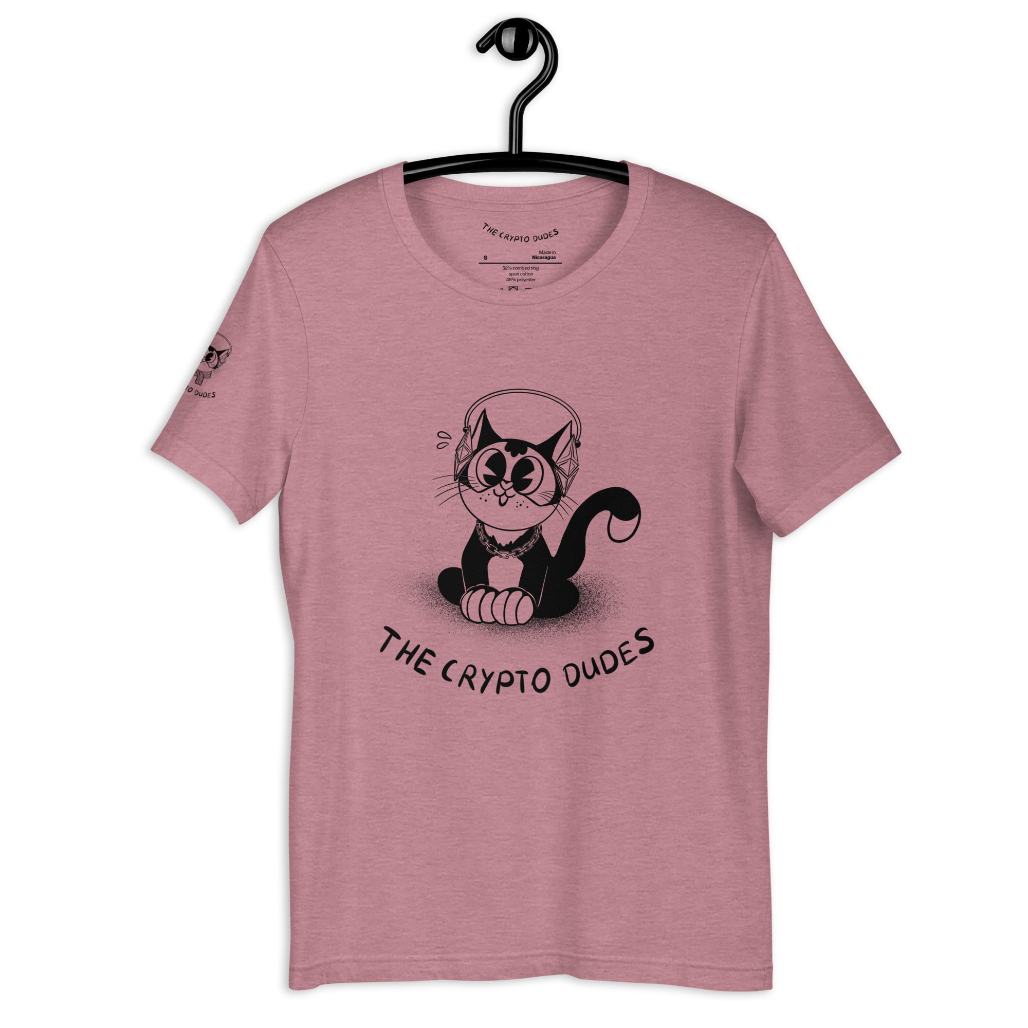Crypto Sitting Ethereum Cat Unisex-T-Shirt