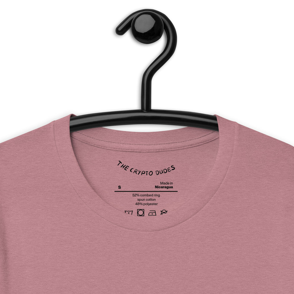 Crypto Sitting Ethereum Cat Unisex-T-Shirt
