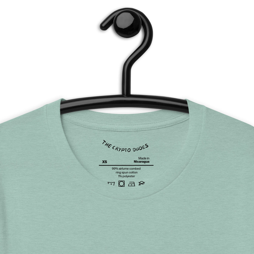 Crypto Sitting Ethereum Cat Unisex-T-Shirt
