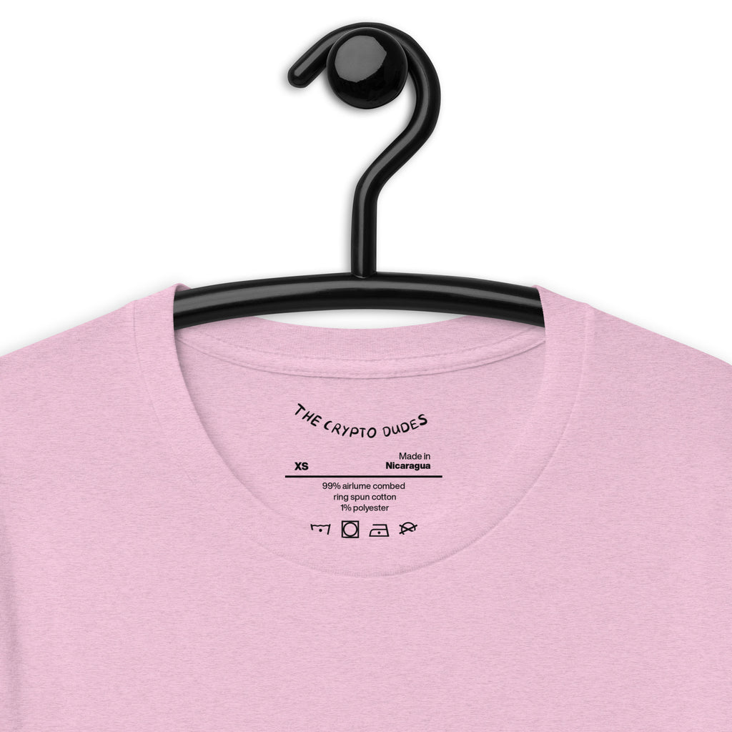 Crypto Sitting Ethereum Cat Unisex-T-Shirt