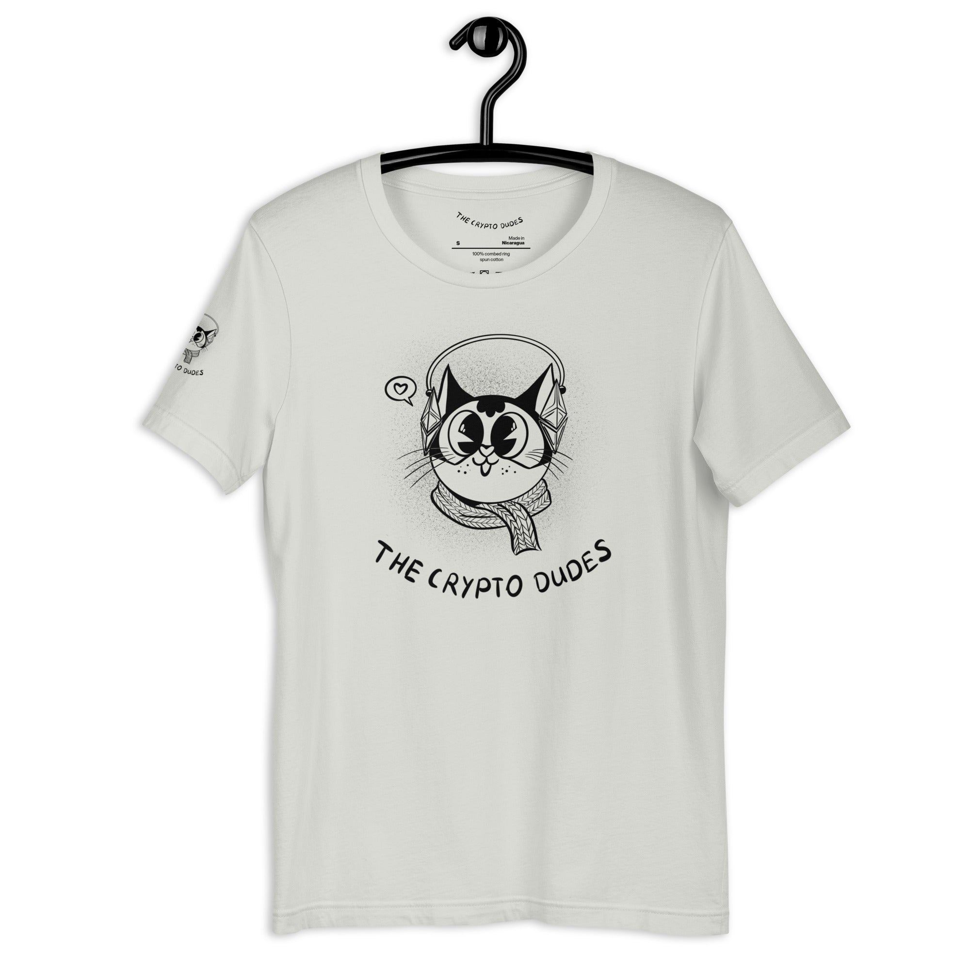 Crypto Headphone Cat Unisex-T-Shirt