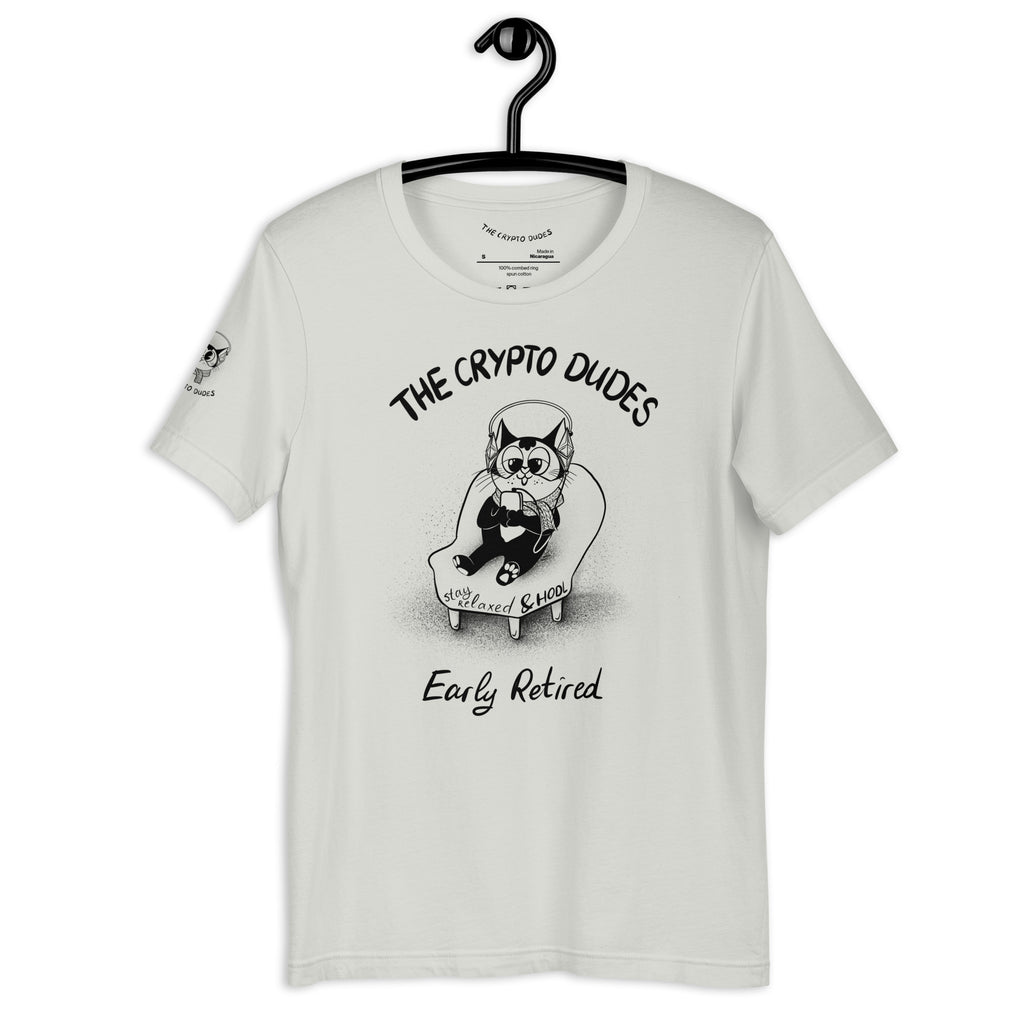 Crypto Ethereum Relax Cat Unisex-T-Shirt