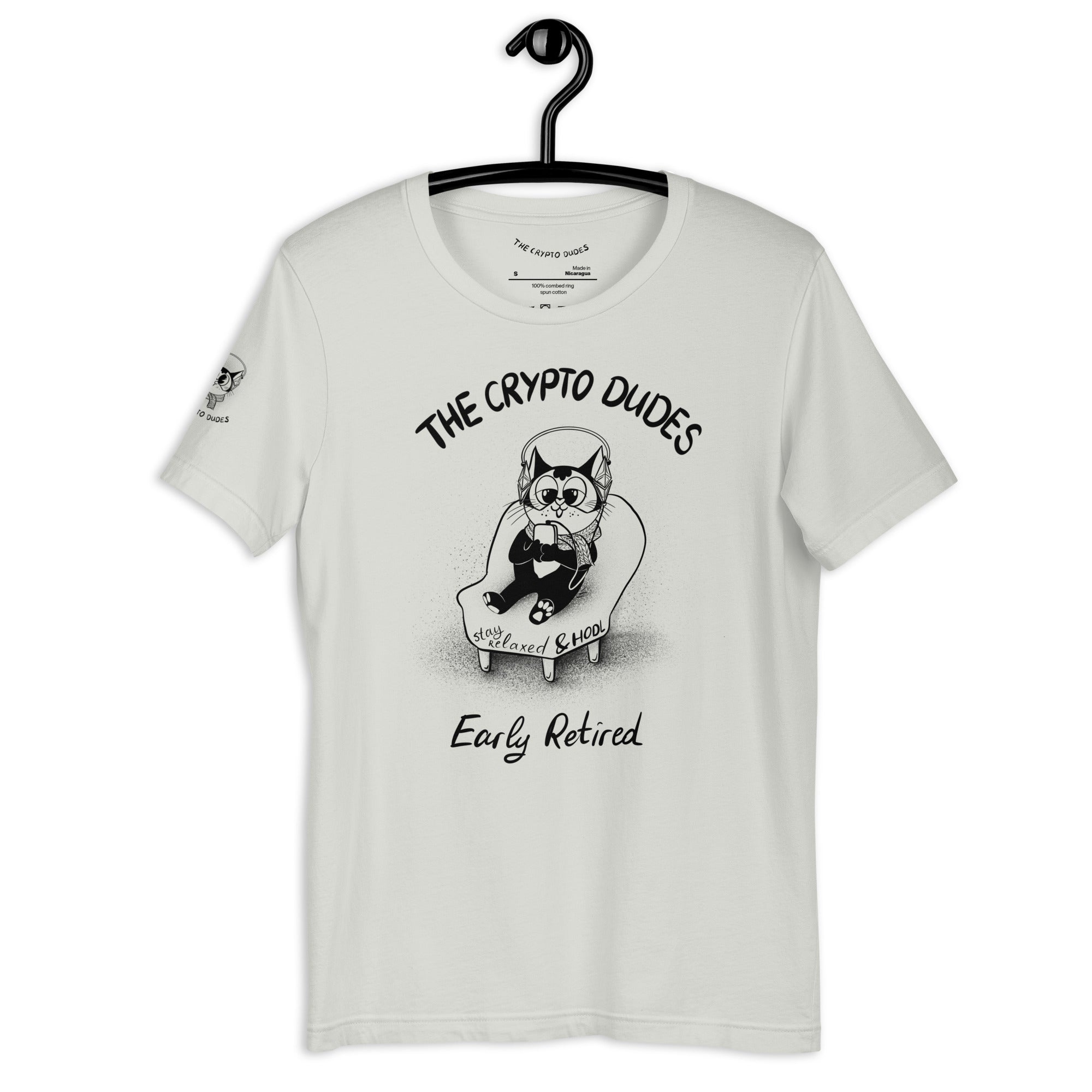 Crypto Ethereum Relax Cat Unisex-T-Shirt