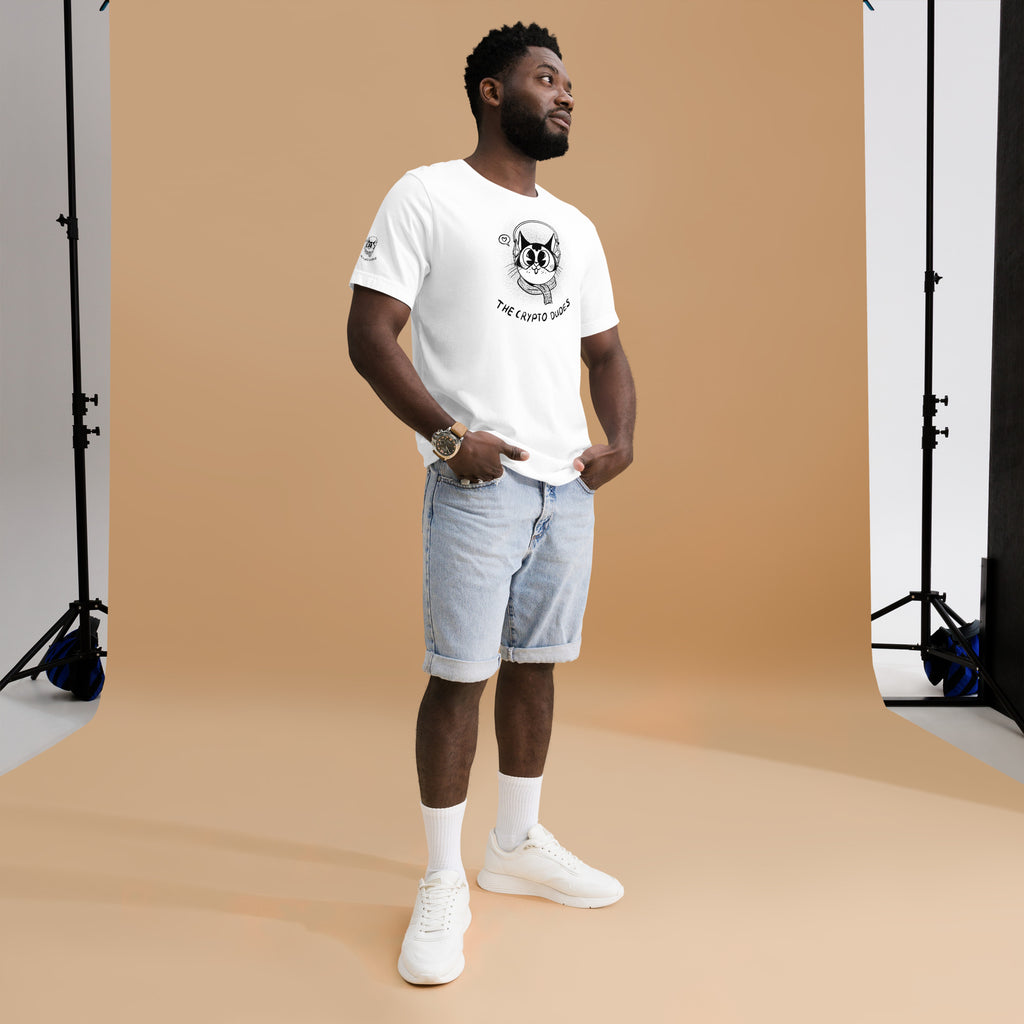 Crypto Headphone Cat Unisex-T-Shirt