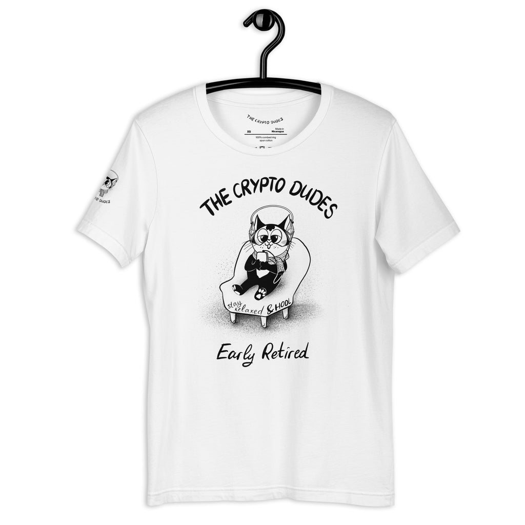 Crypto Ethereum Relax Cat Unisex-T-Shirt