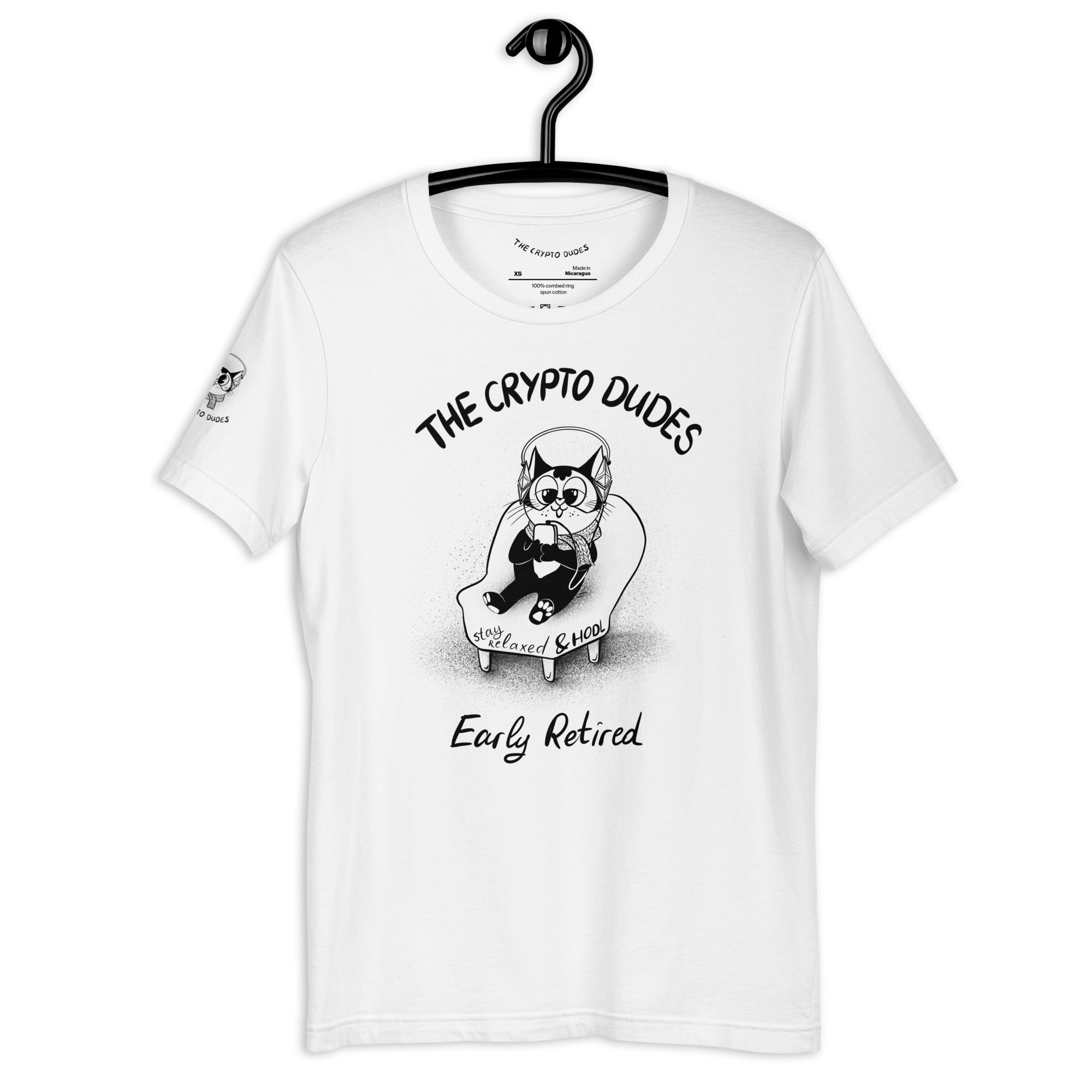 Crypto Ethereum Relax Cat Unisex-T-Shirt