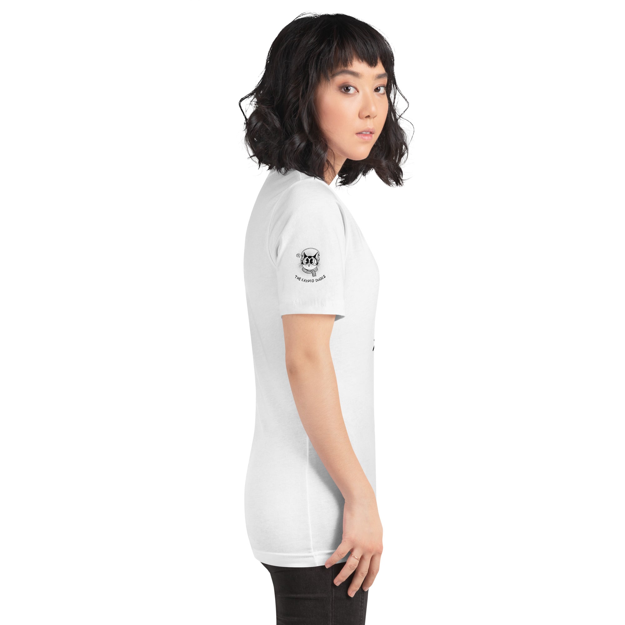 Crypto Headphone Cat Unisex-T-Shirt