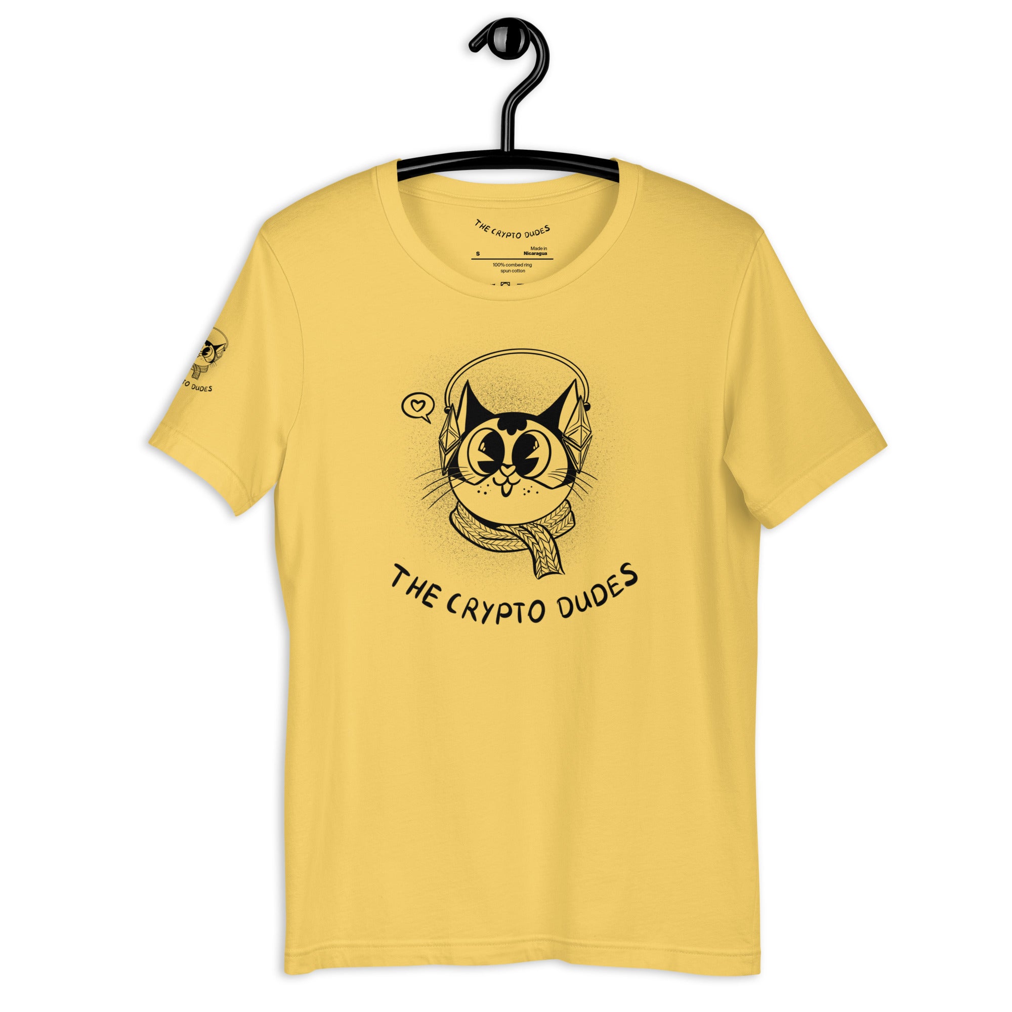Crypto Headphone Cat Unisex-T-Shirt