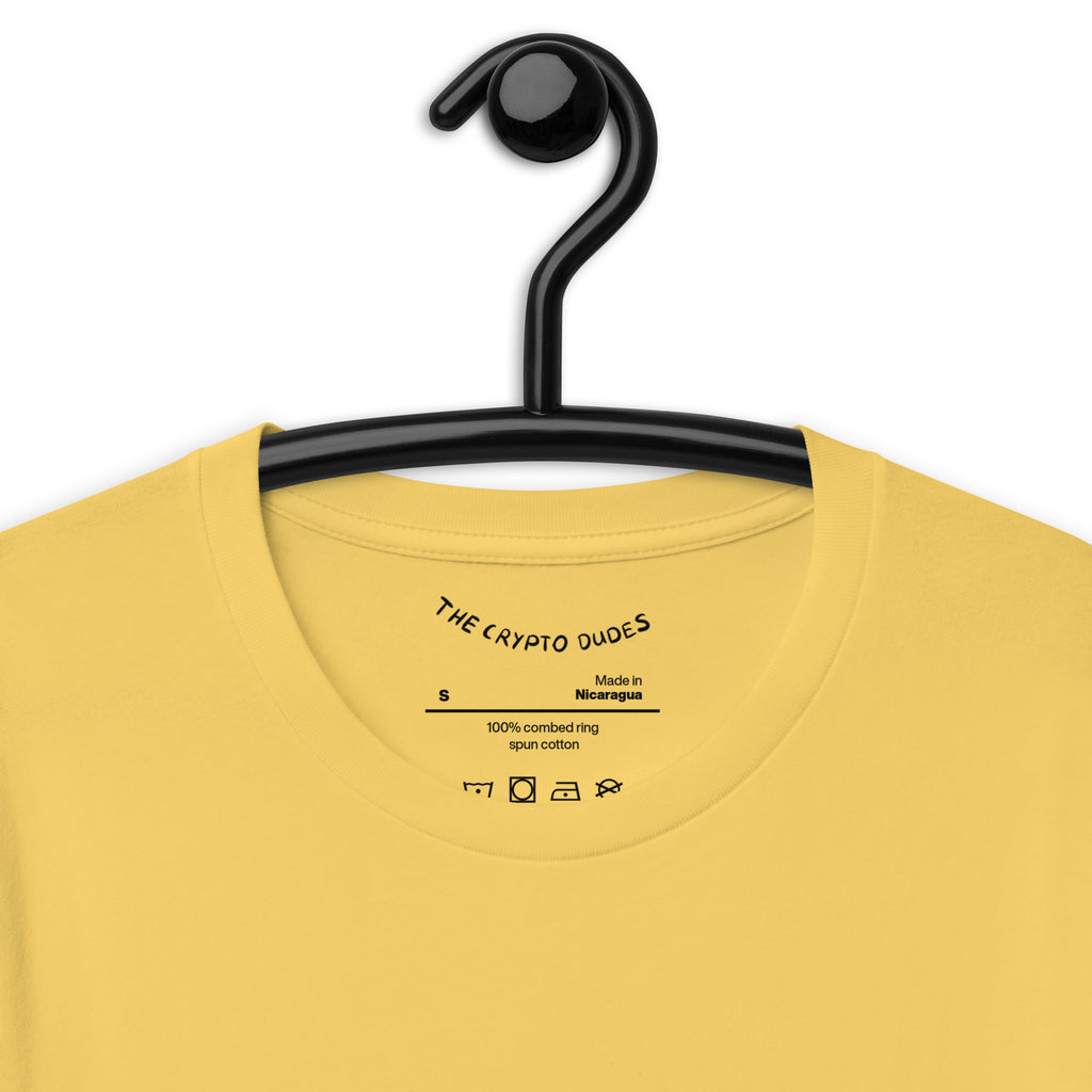 Crypto Sitting Ethereum Cat Unisex-T-Shirt